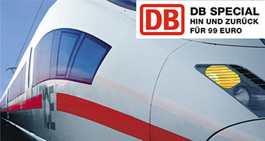 Banner - Sonderangebot der Deutschen Bahn